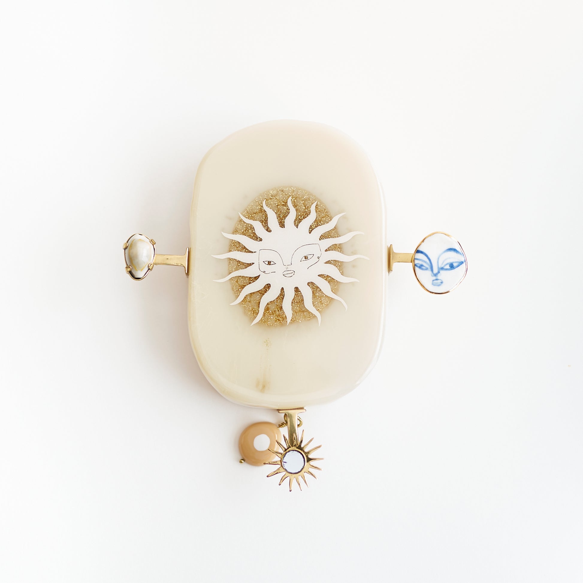 Follow The Sun Tile - Cream