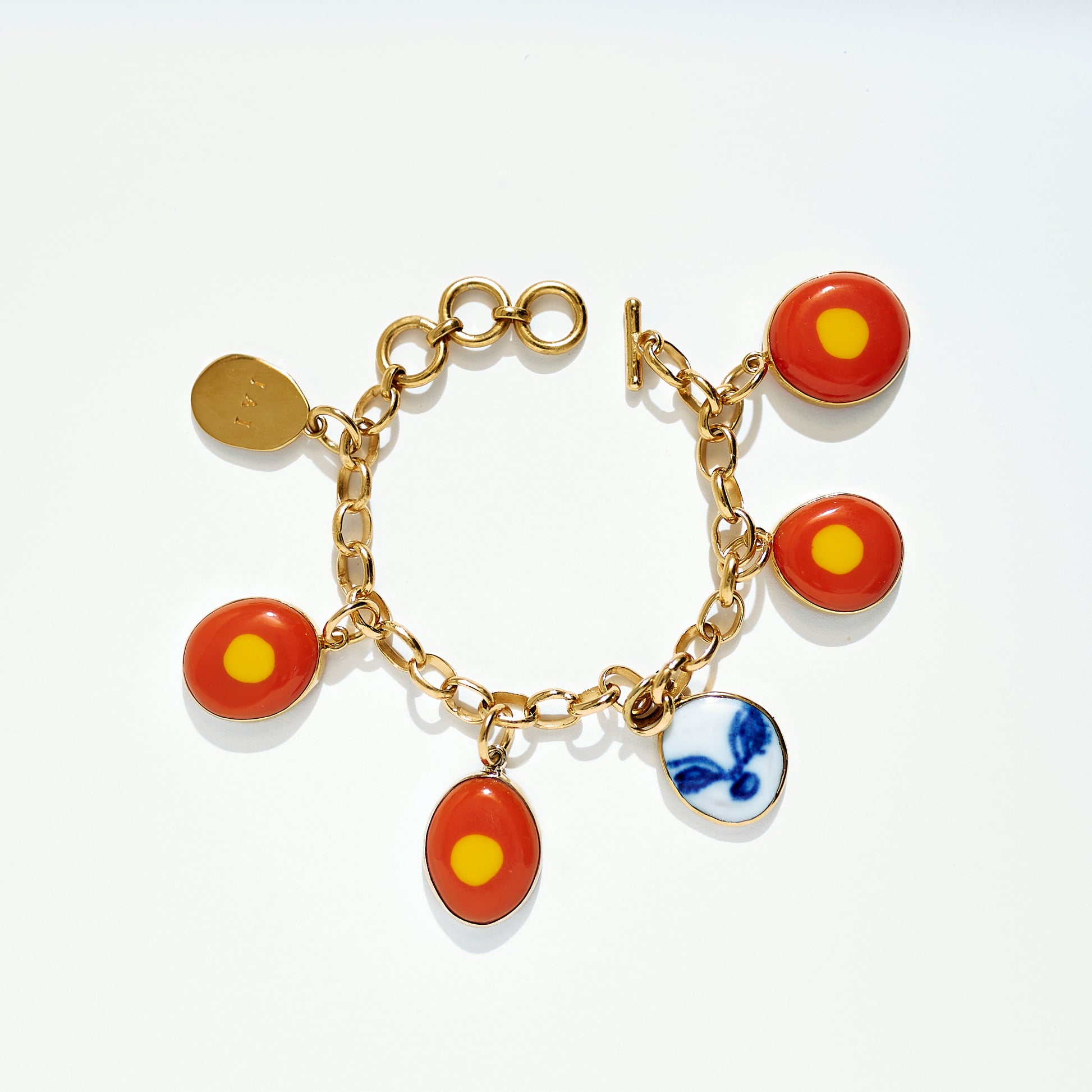 Charm Bracelet - Orange