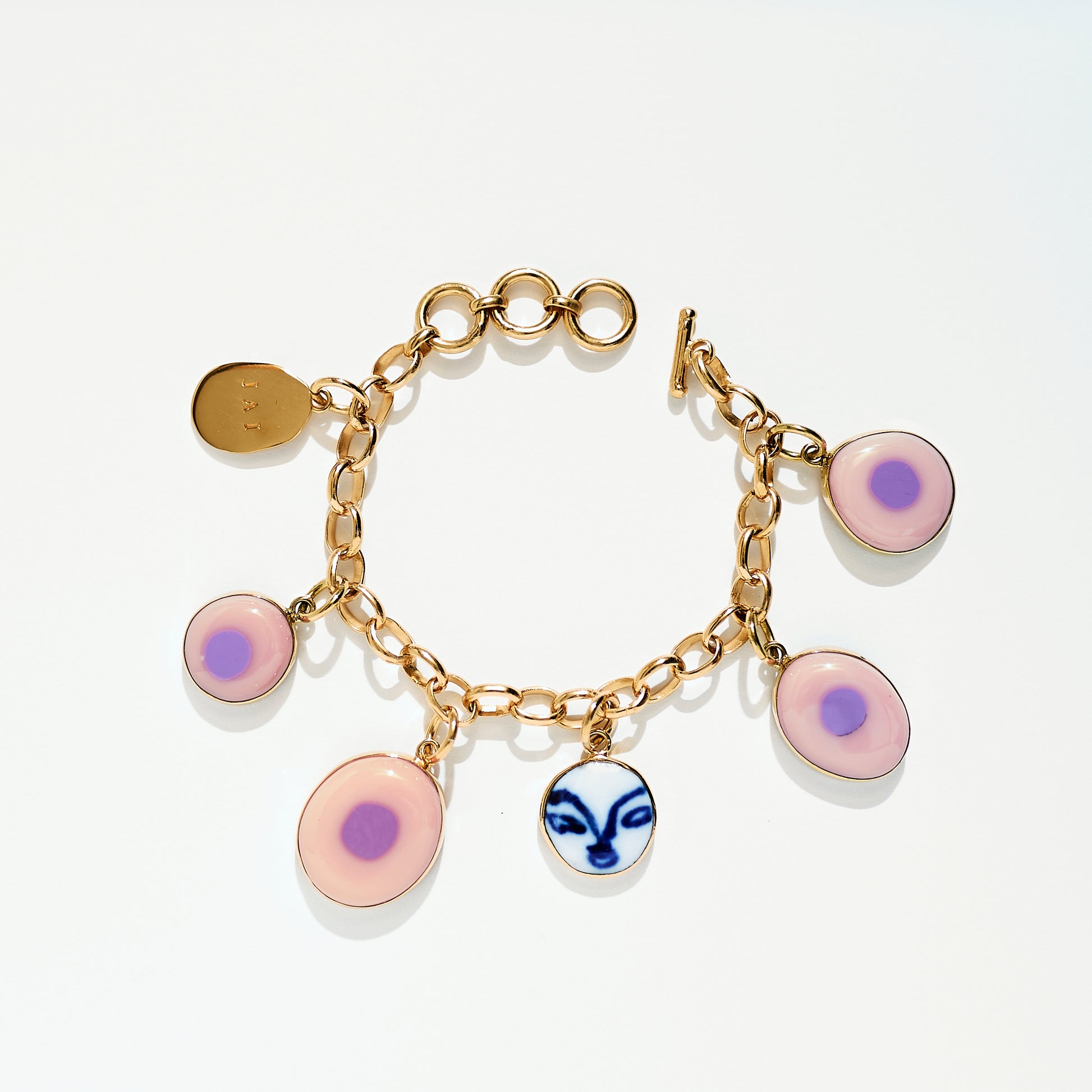 Charm Bracelet - Pink