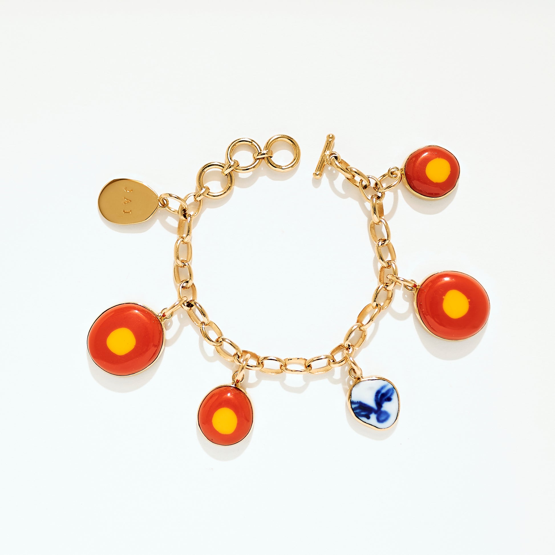Charm Bracelet - Orange