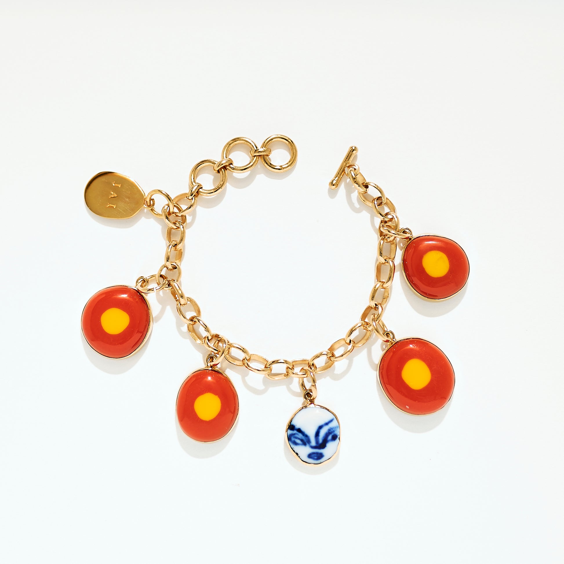 Charm Bracelet - Orange