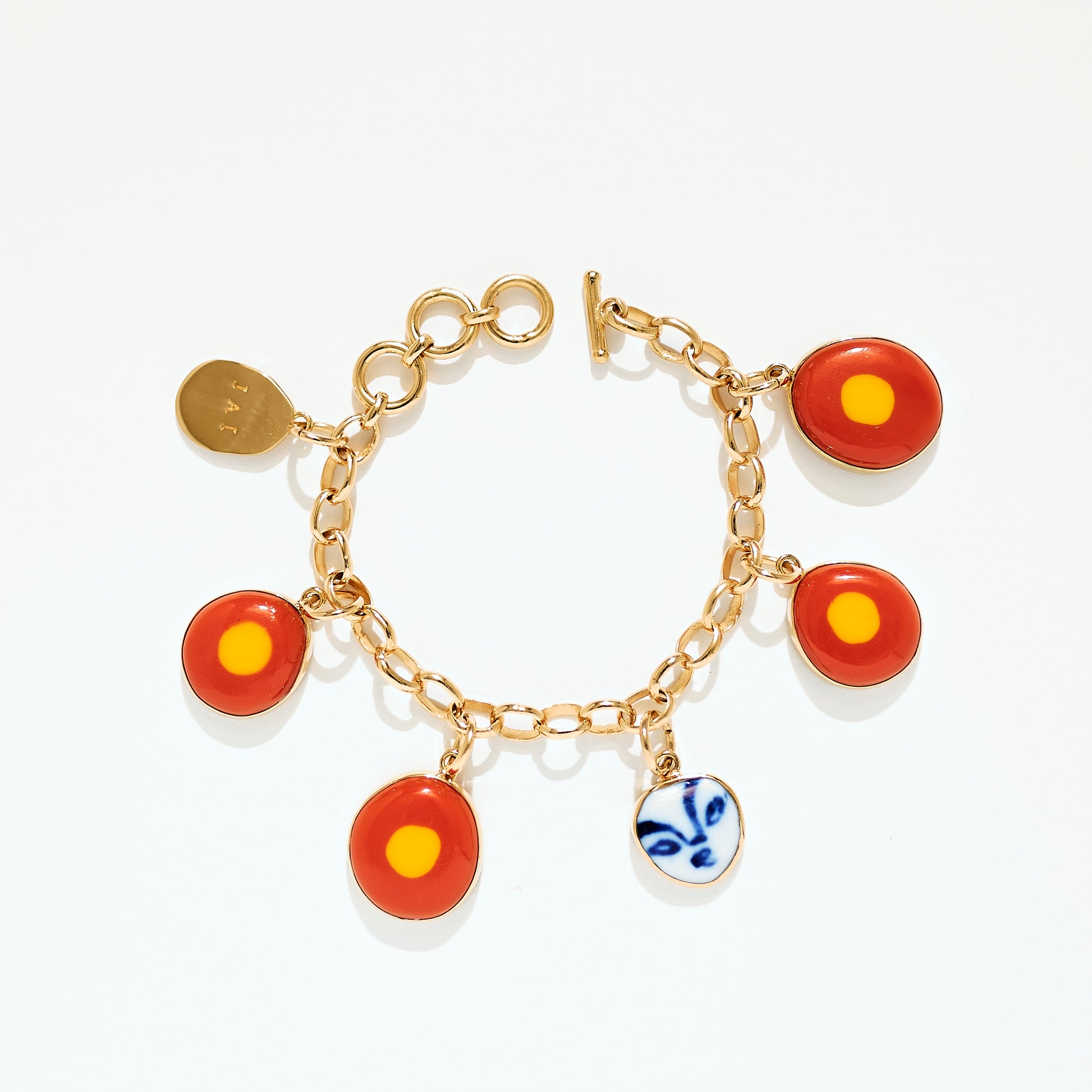 Charm Bracelet - Orange