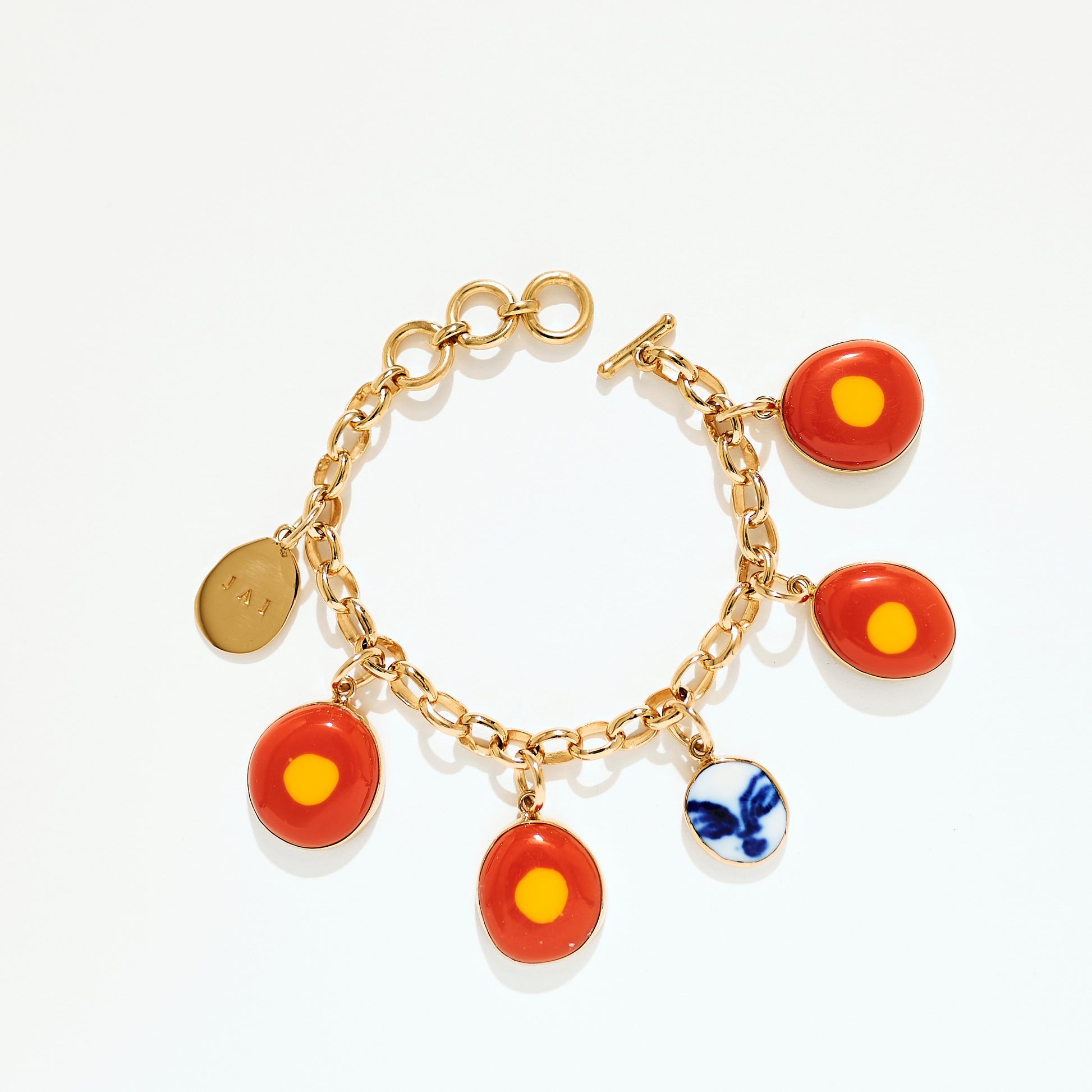 Charm Bracelet - Orange