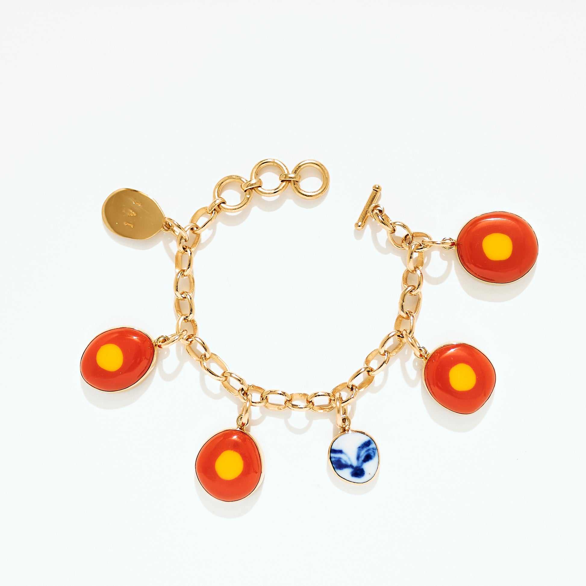 Charm Bracelet - Orange