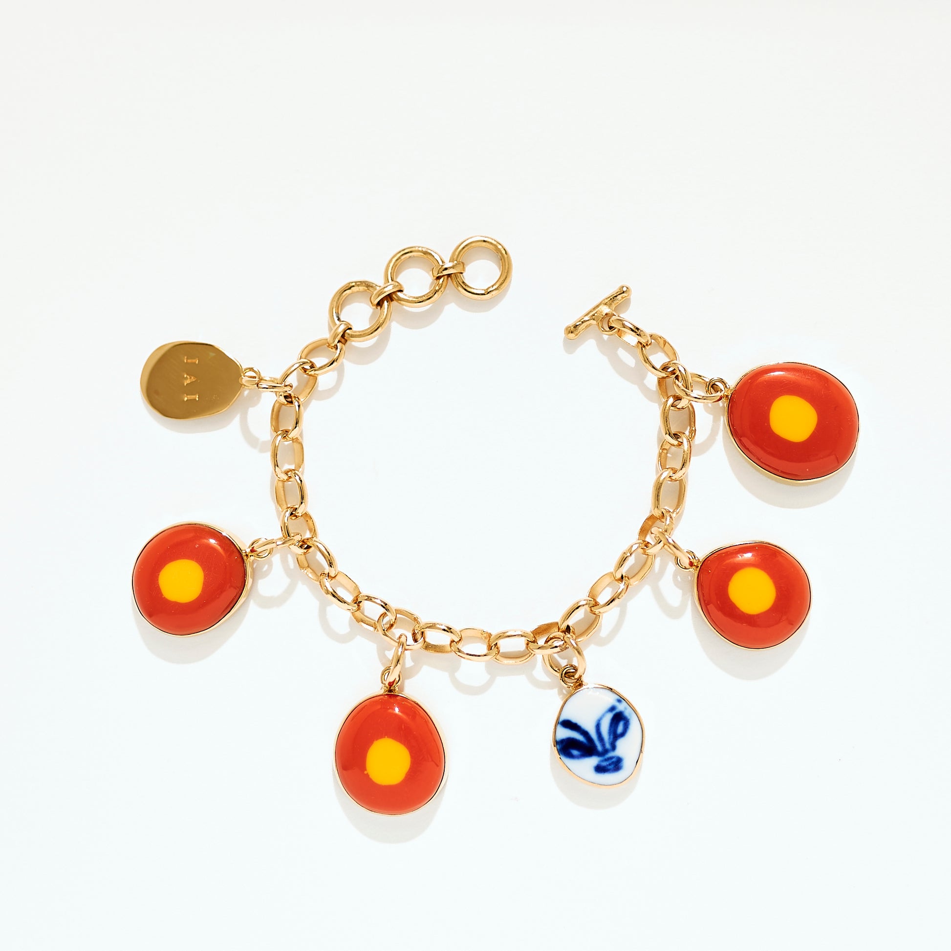 Charm Bracelet - Orange