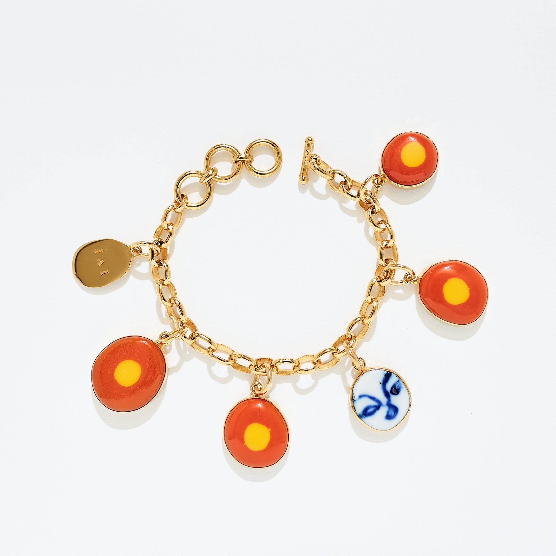 Charm Bracelet - Orange