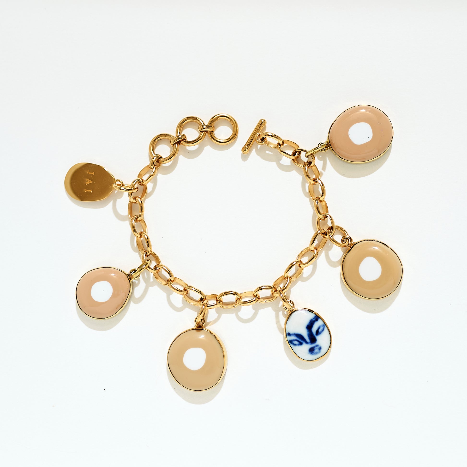 Charm Bracelet - Tan