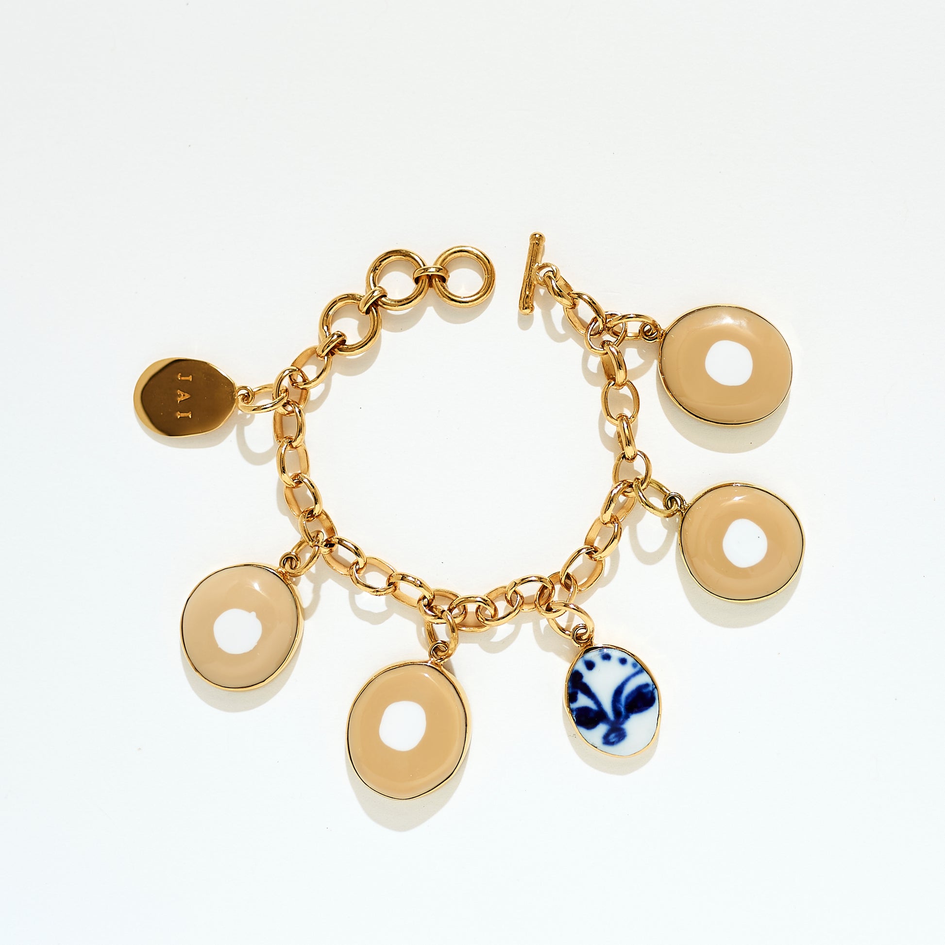 Charm Bracelet - Tan