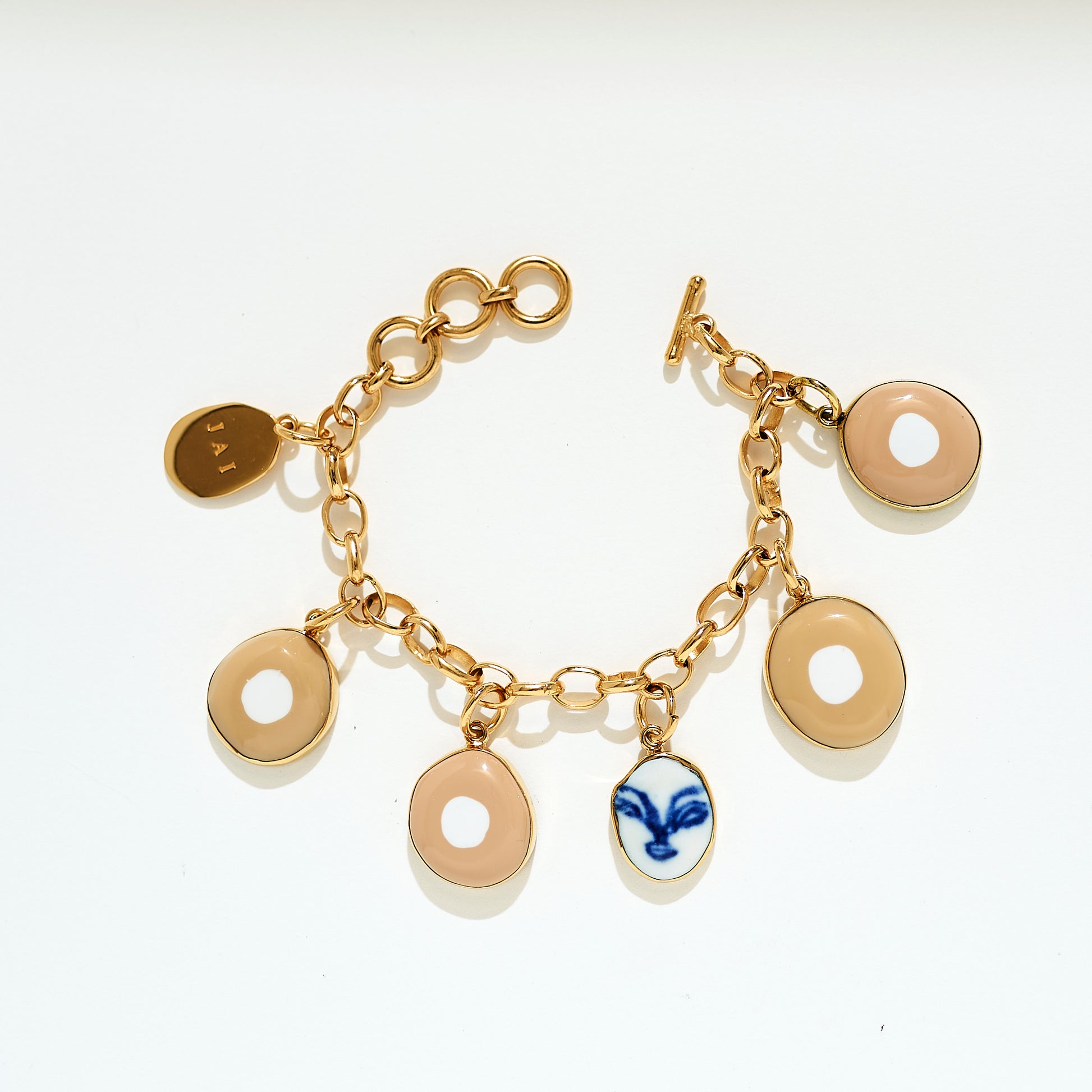 Charm Bracelet - Tan