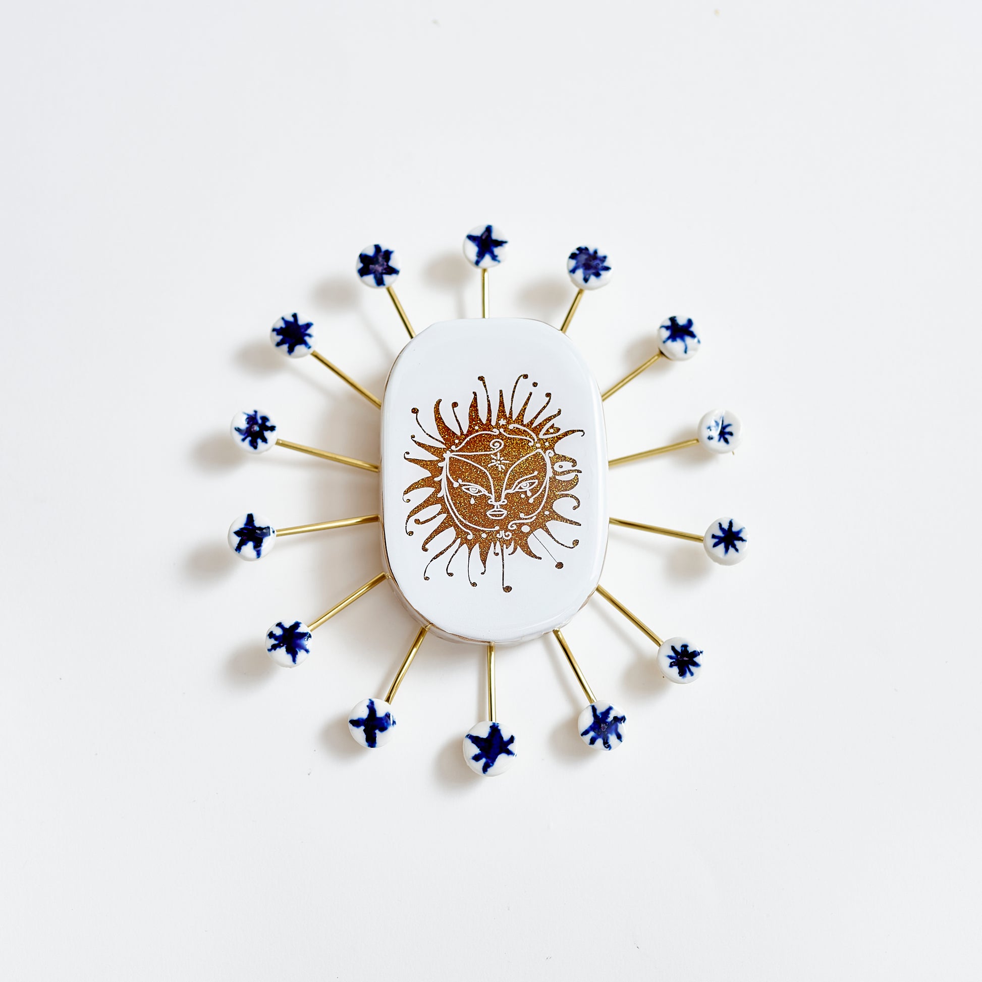 Alchemy Sun & Stars Tile - White