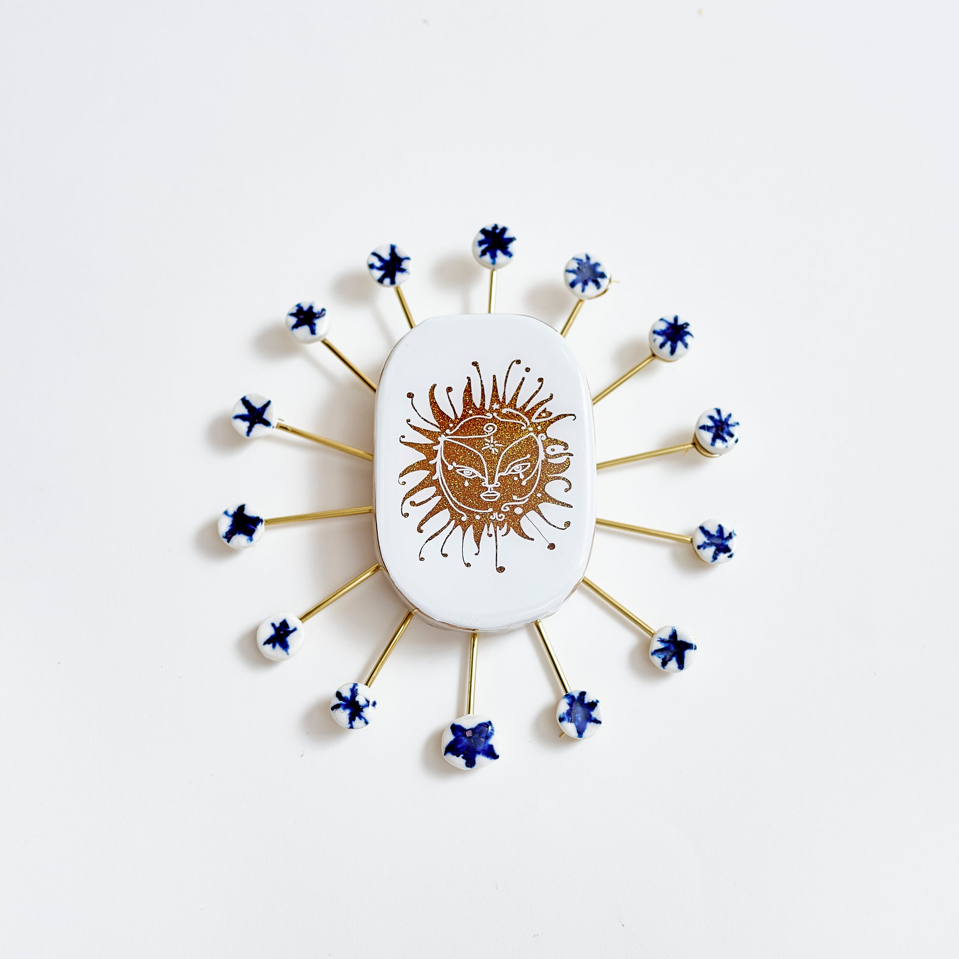 Alchemy Sun & Stars Tile - White