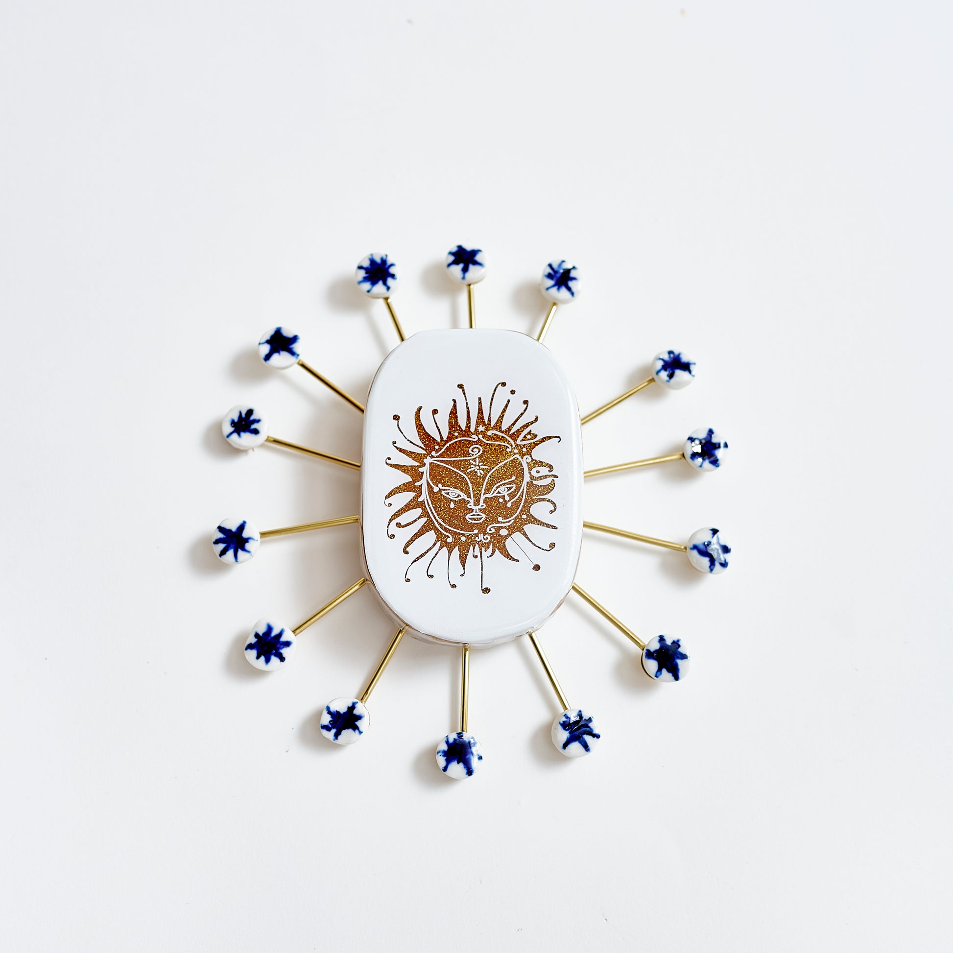 Alchemy Sun & Stars Tile - White