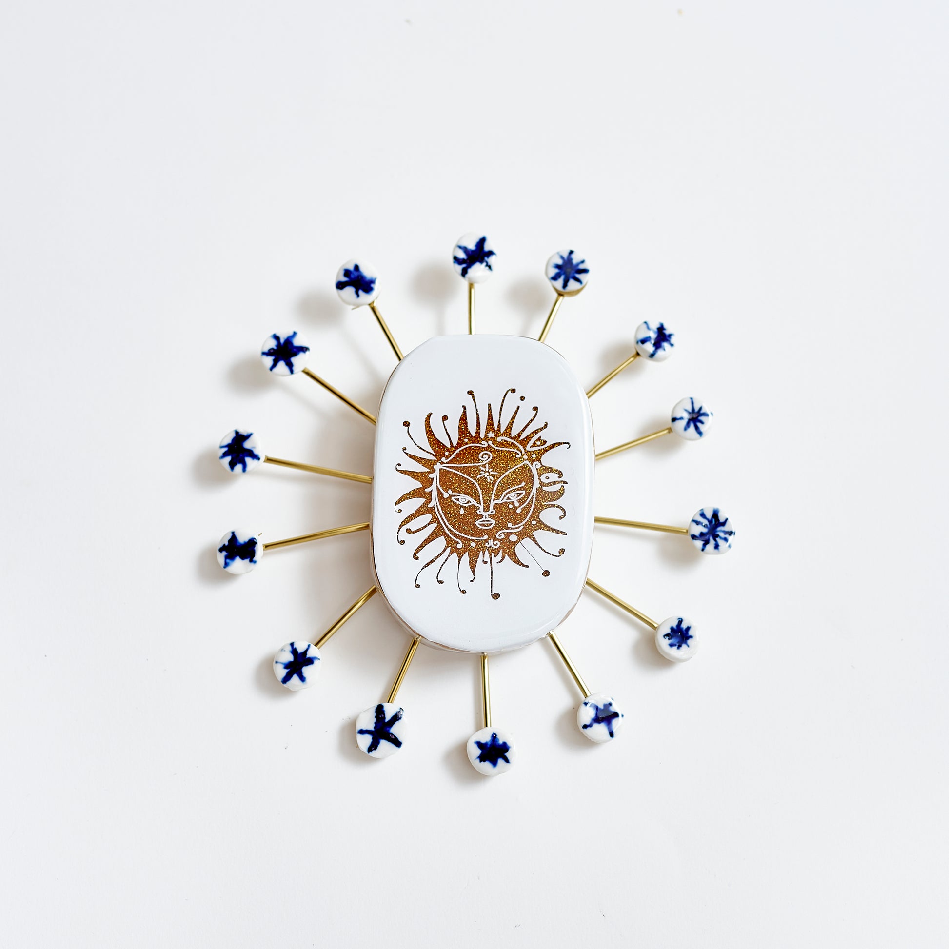 Alchemy Sun & Stars Tile - White