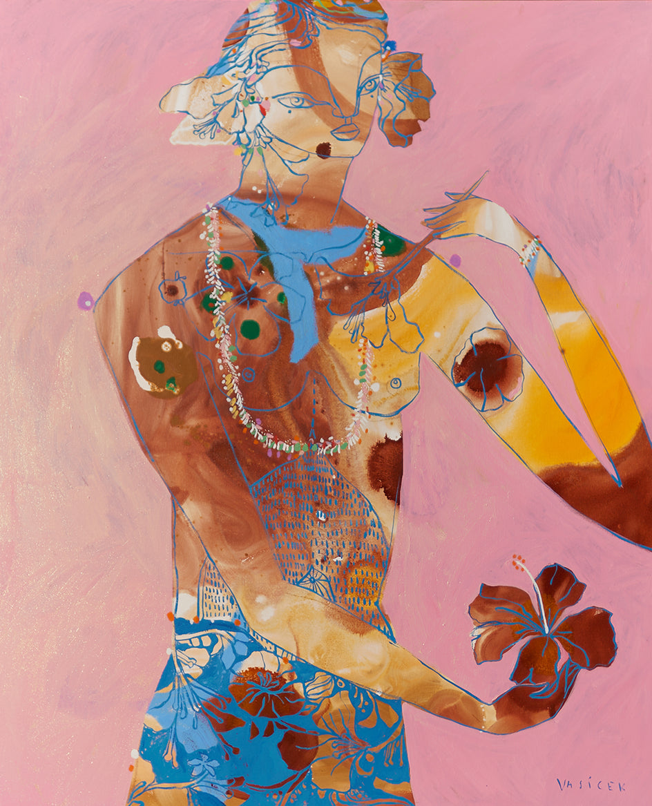 'Blue Sarong' Limited Edition Print