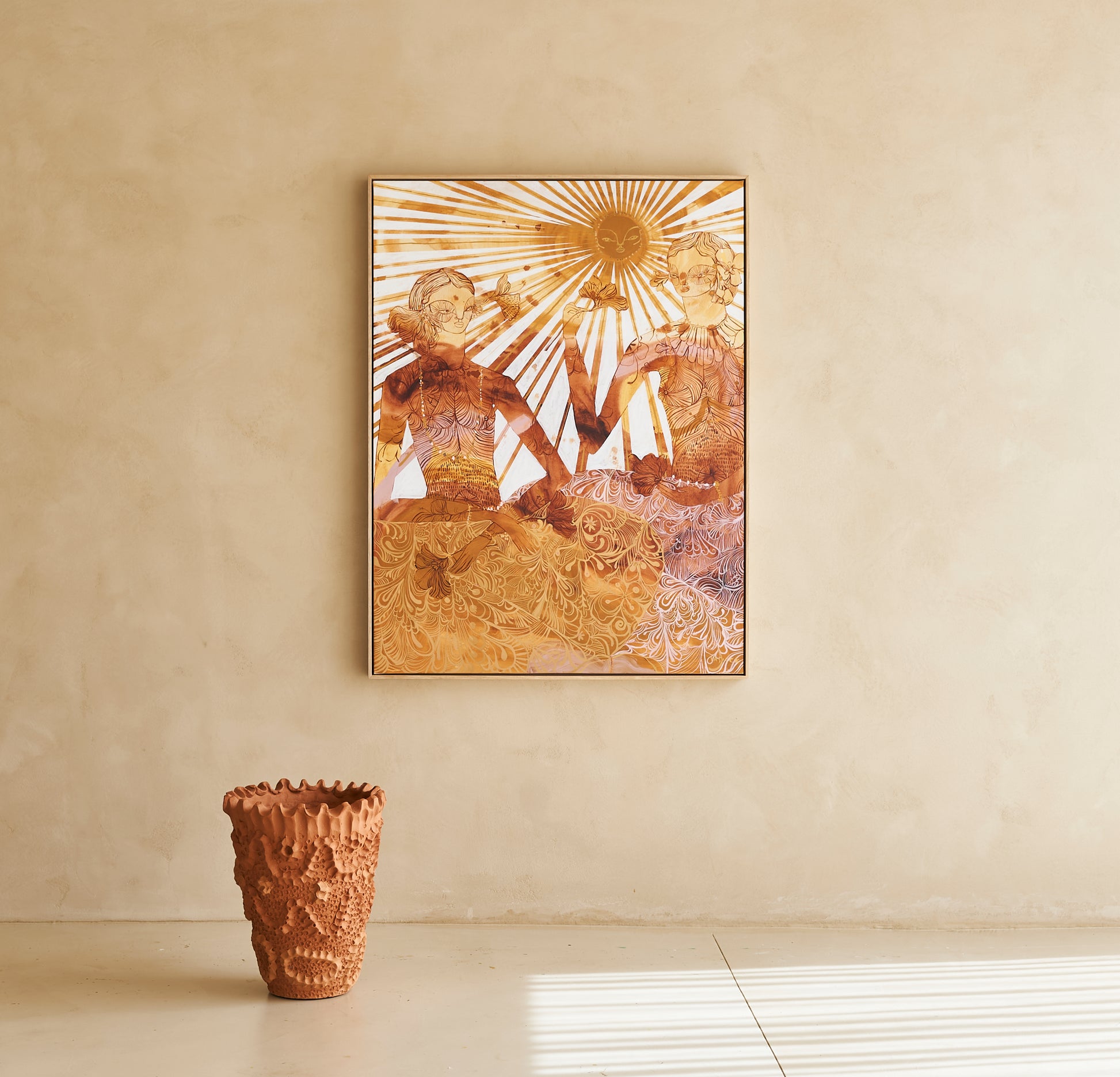 'Bajo El Sol' Canvas Print