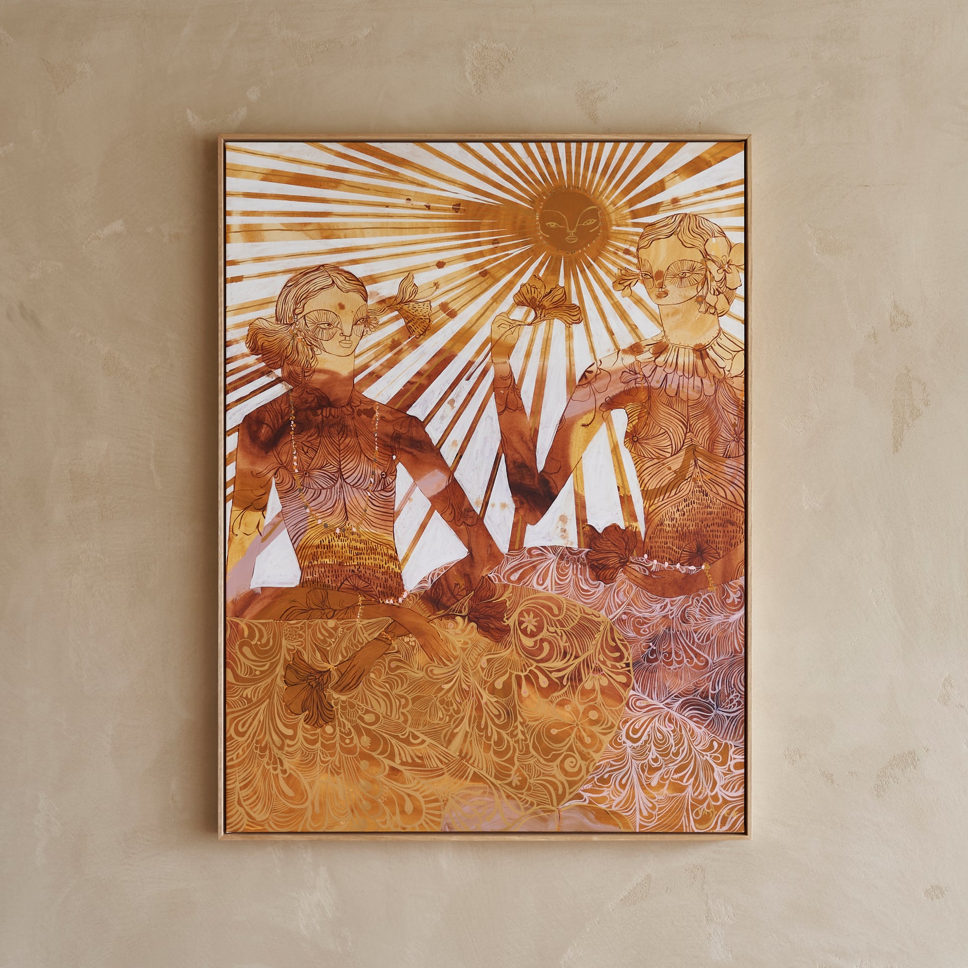 'Bajo El Sol' Canvas Print