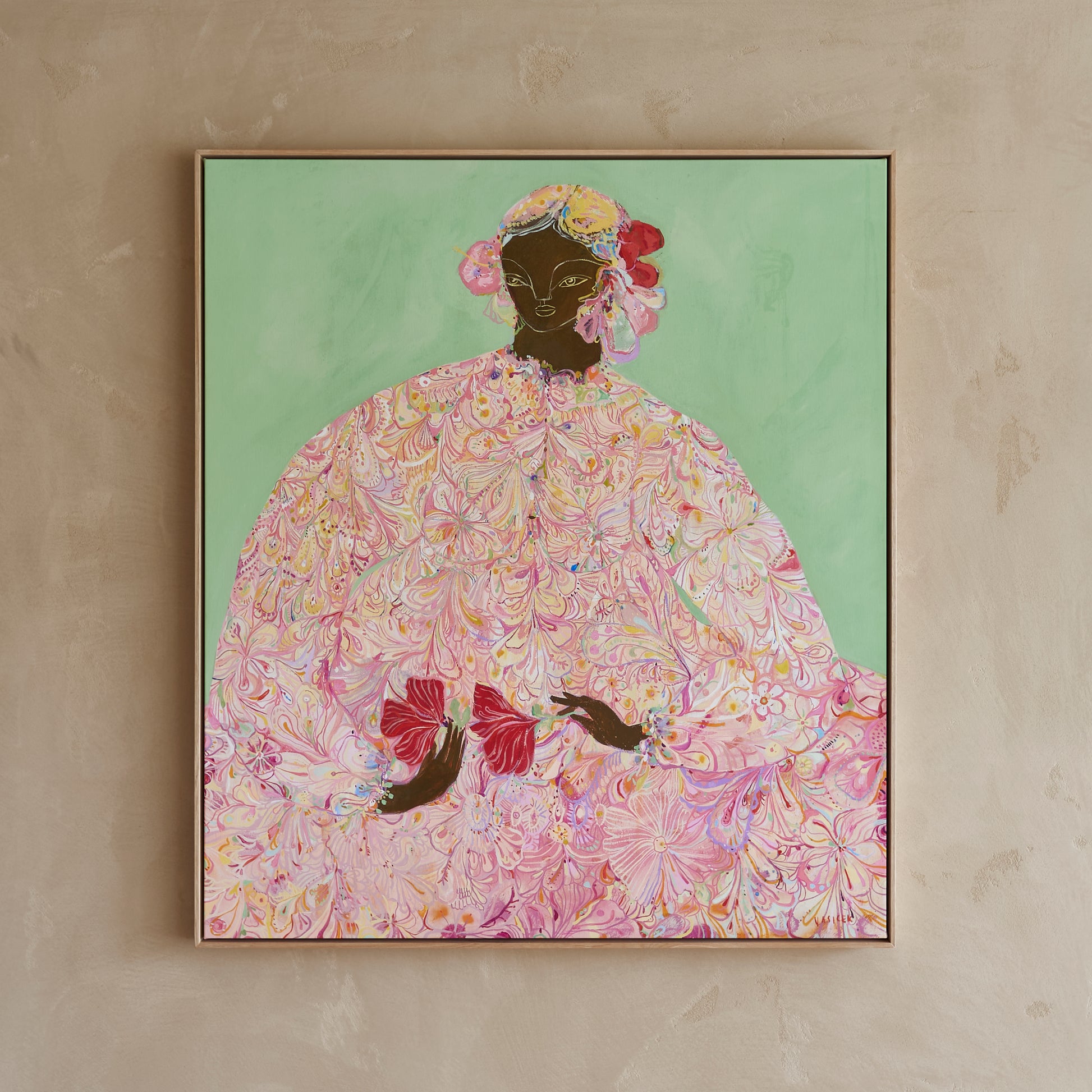 'The Hibiscus' Canvas Print