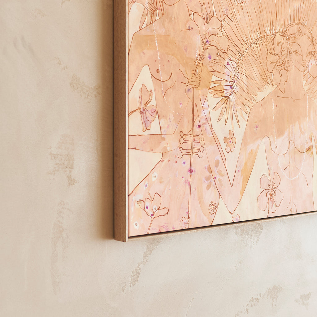 'Two Palms' Canvas Print