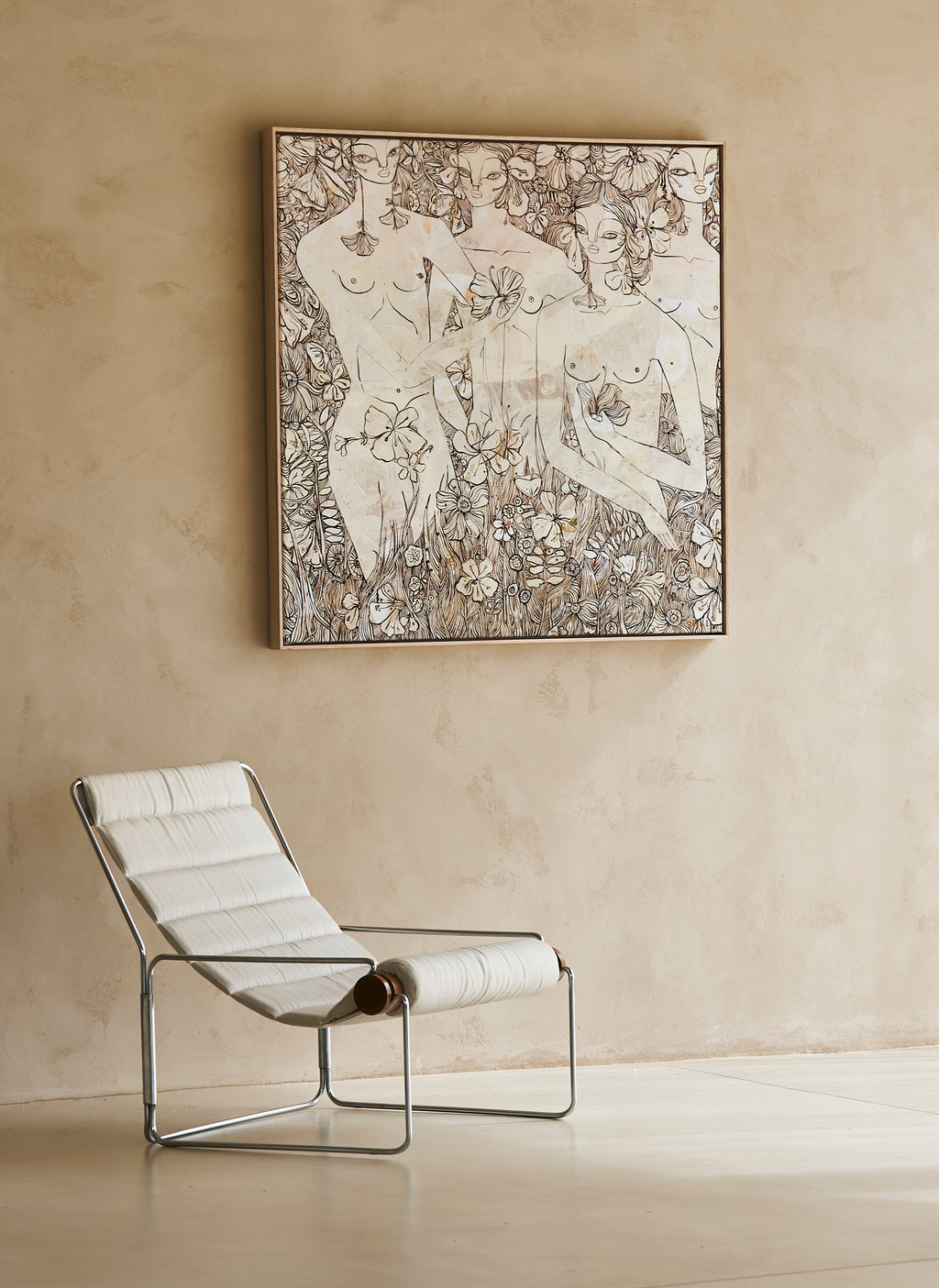 'The Flower Circle' Canvas Print