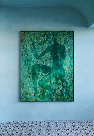 Gatherer Of Flowers Original Artwork