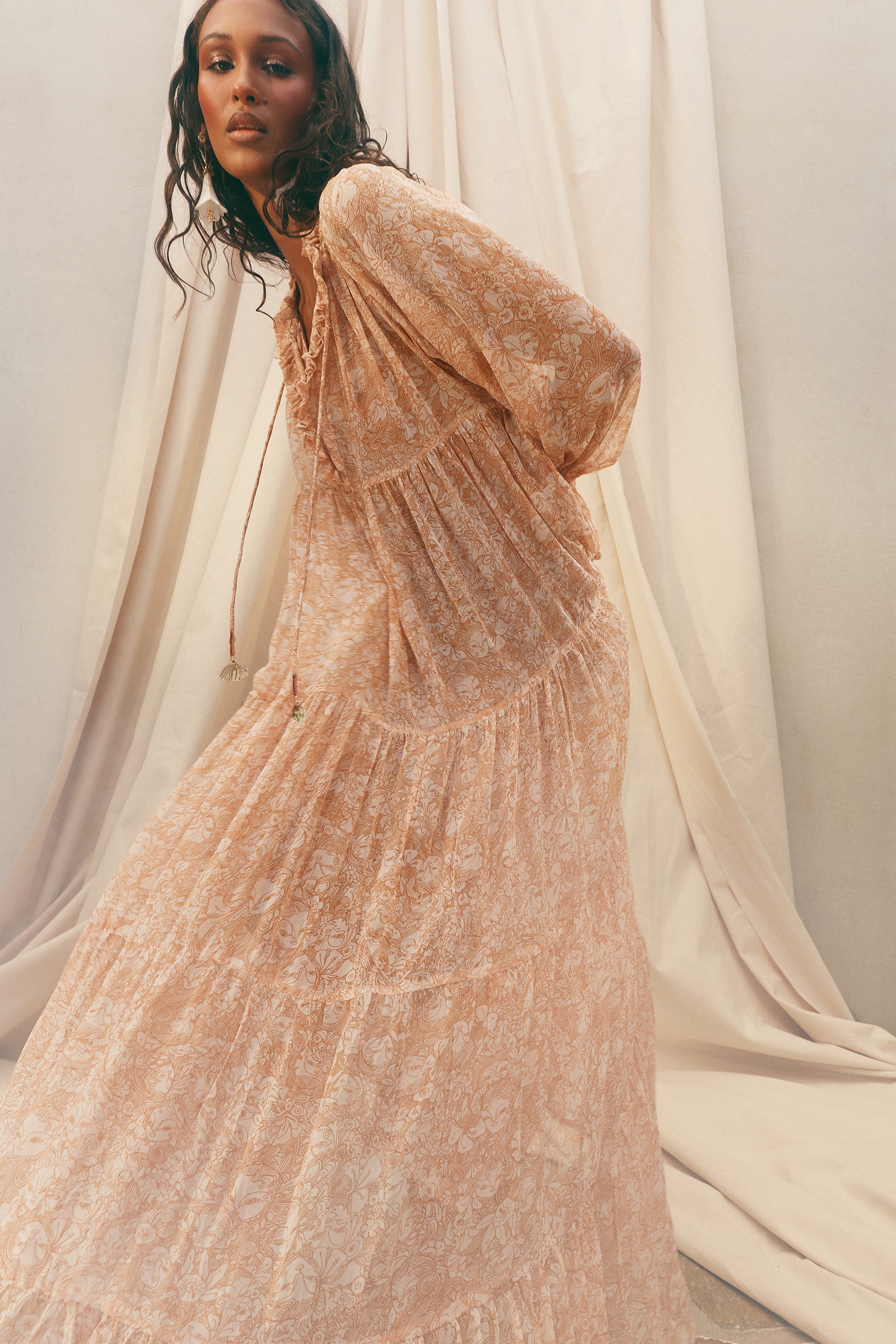 Alchemy Tiered Maxi Dress