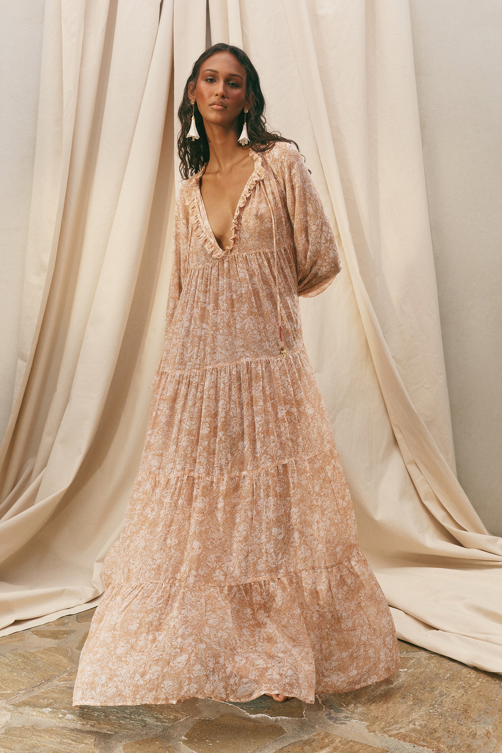 Alchemy Tiered Maxi Dress – Jai Vasicek