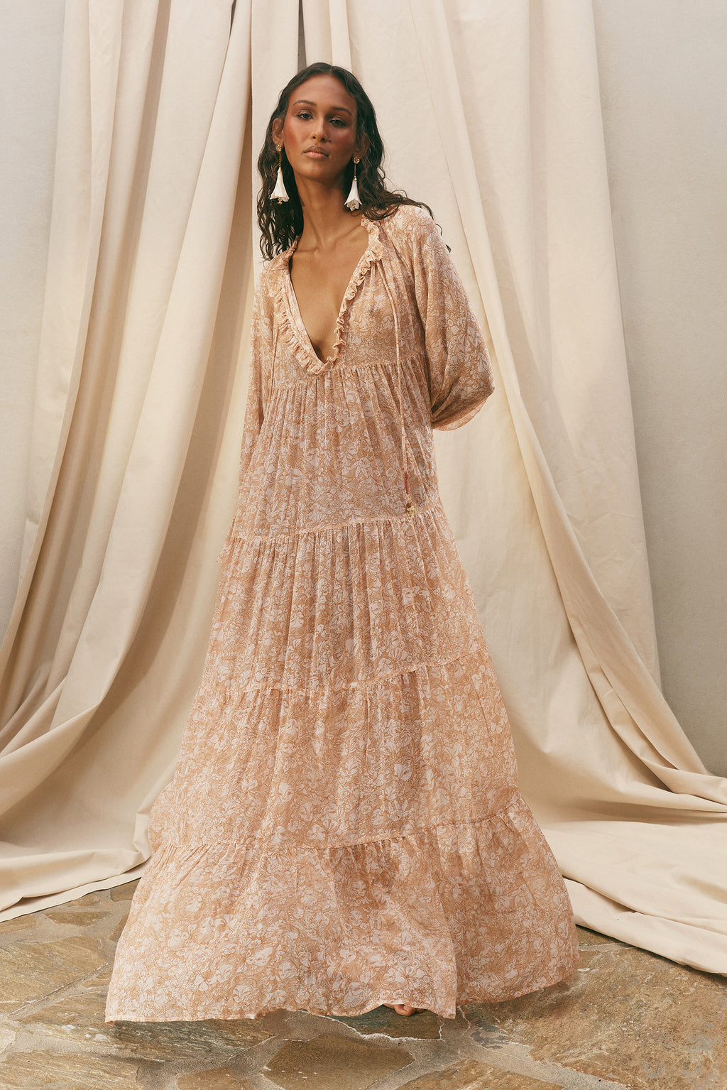 Alchemy Tiered Maxi Dress