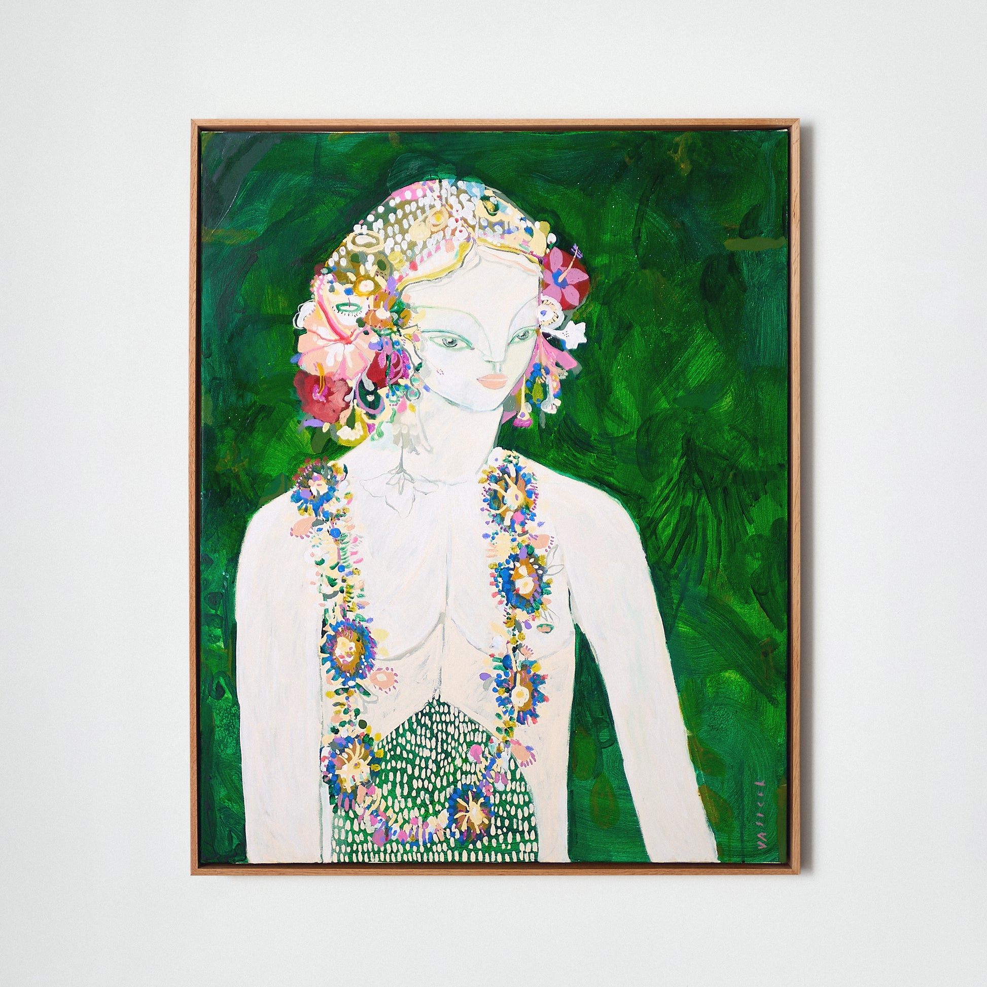 Flower Lei Original Artwork