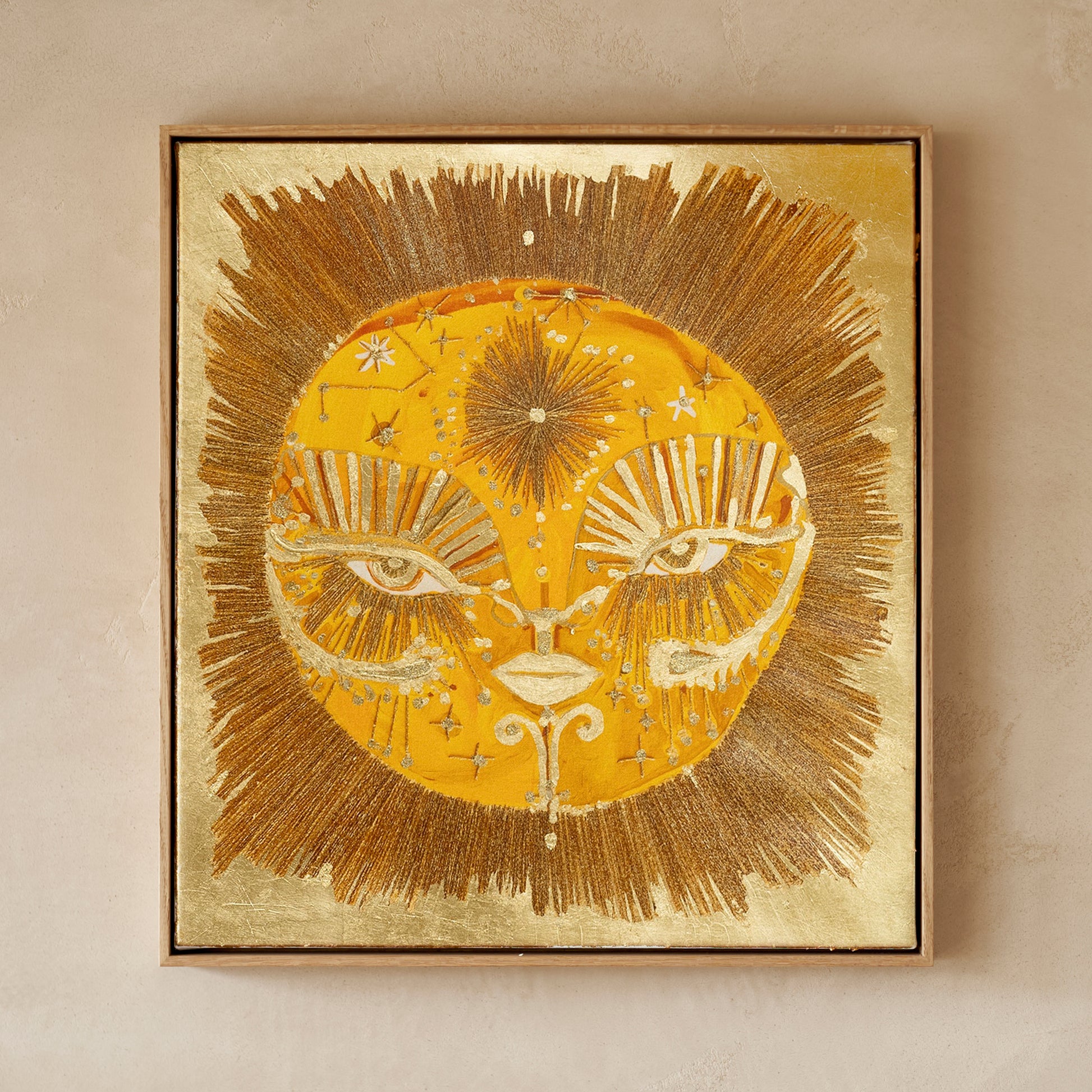 'Golden Sun 1' Canvas Print