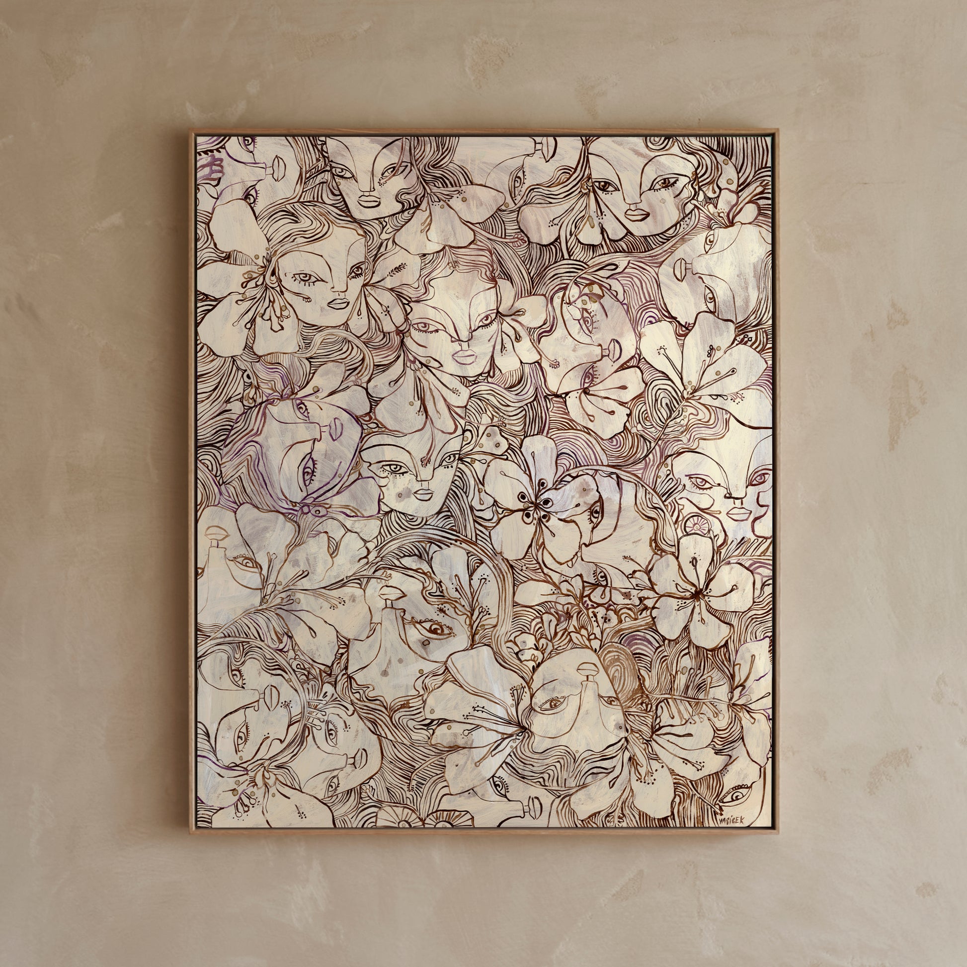 'Hibiscus' Canvas Print