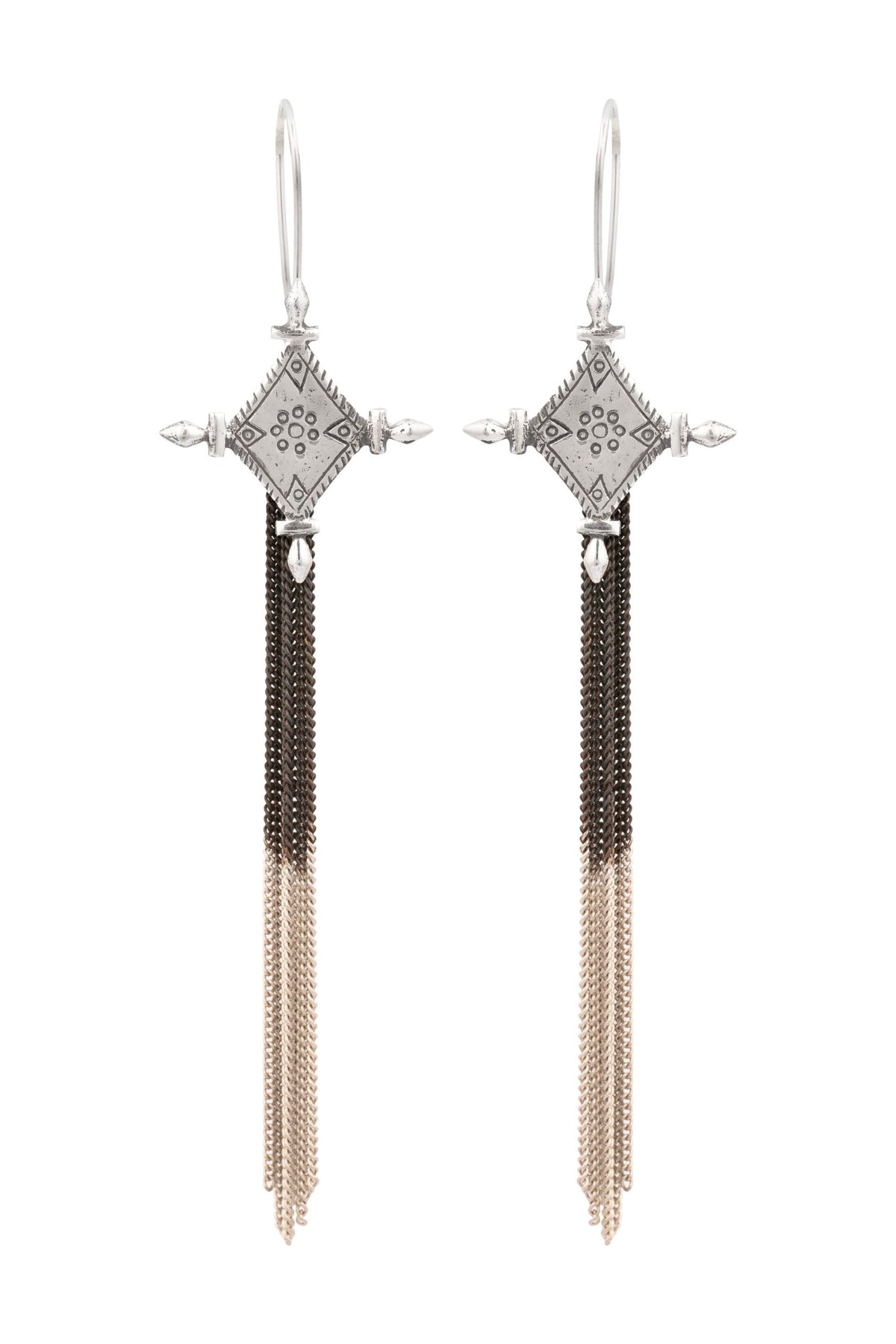 Imani Tassel-Brass-Gold and Silver Plating