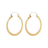 Shivani Hoops-brass gold and silver plating