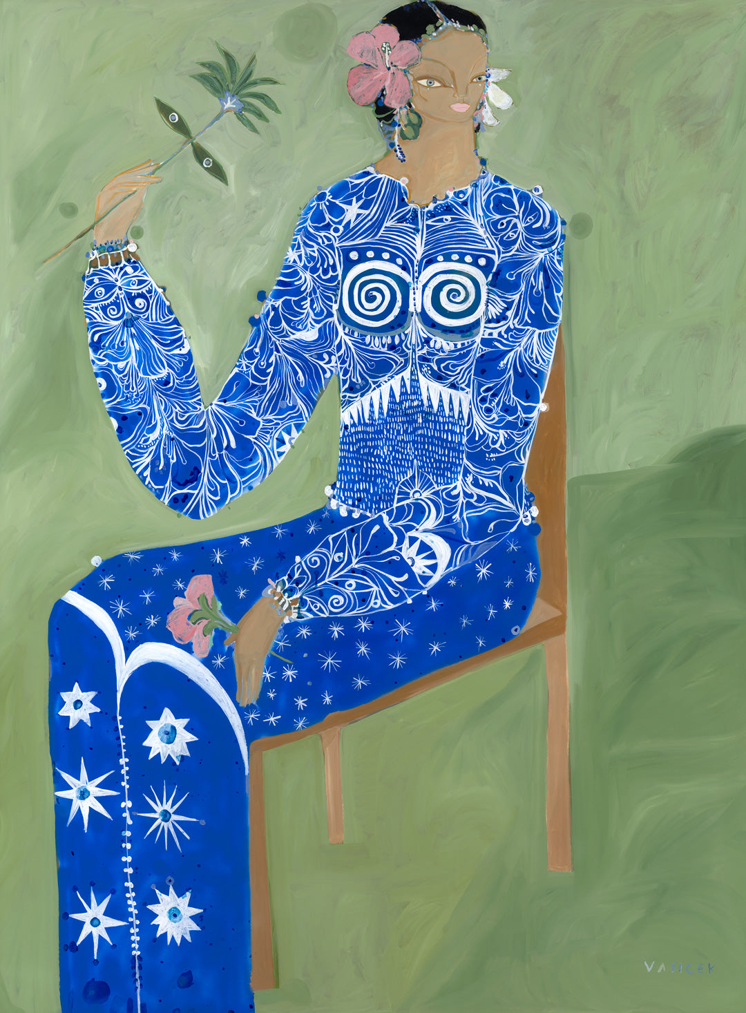 'Blue Dress' Limited Edition Print