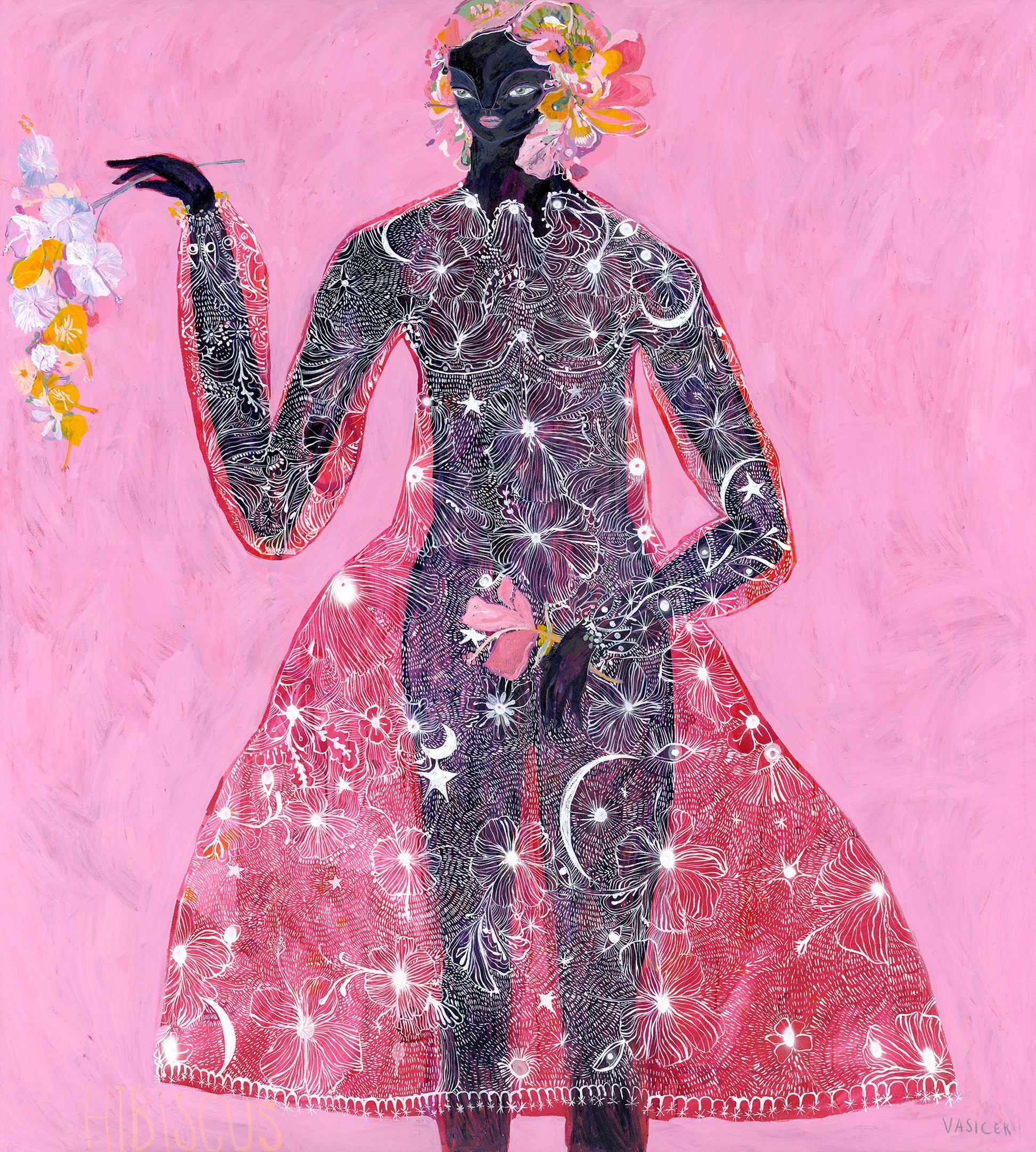'Nocturne: The Laced Dress' Limited Edition Print