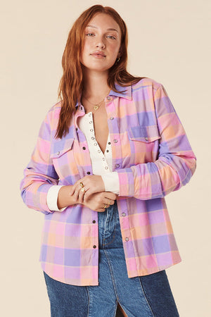 WYATT FLANNEL SHIRT Pastel