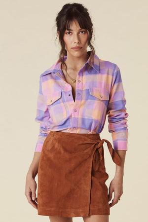 WYATT FLANNEL SHIRT Pastel