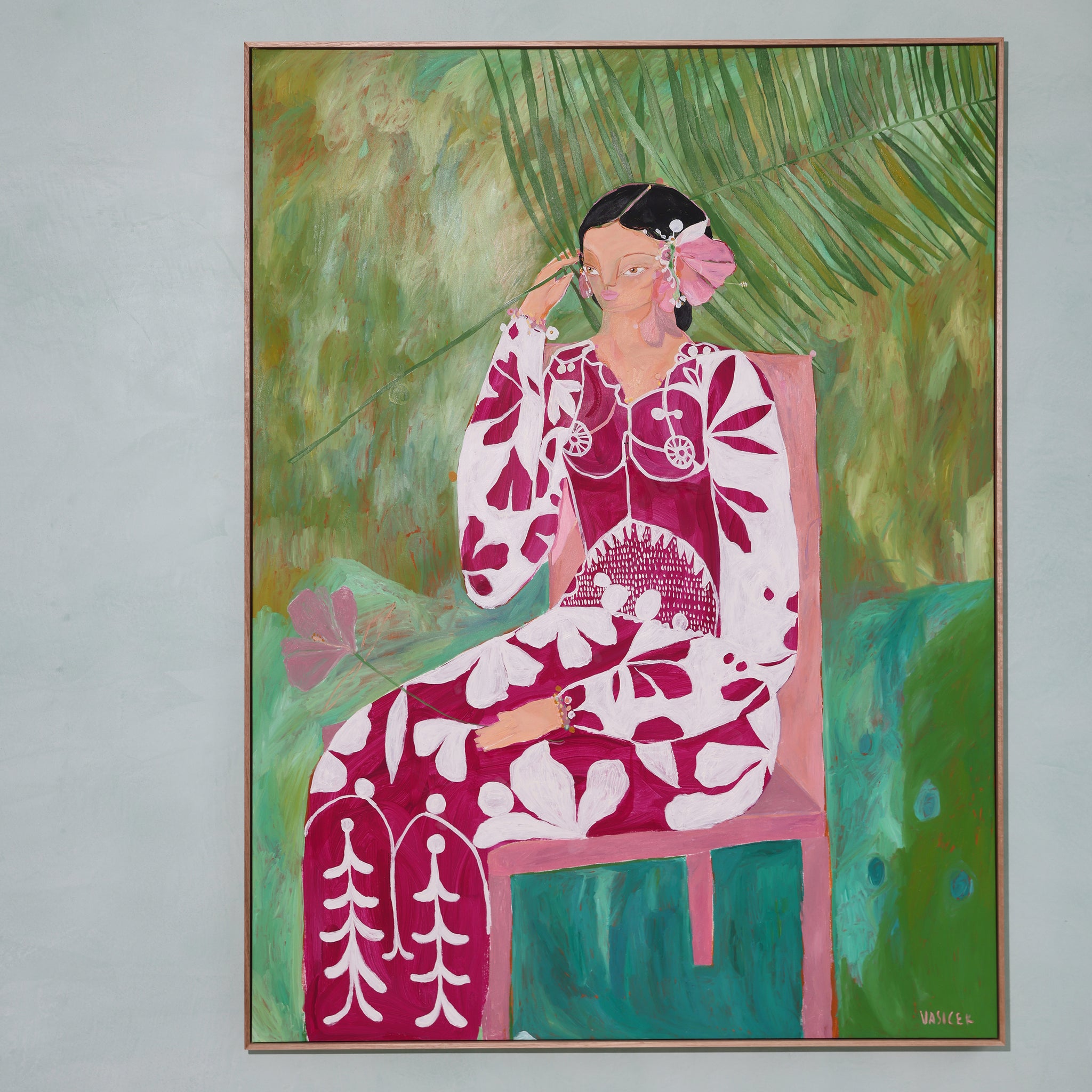 'The Pink Chair' Original Artwork