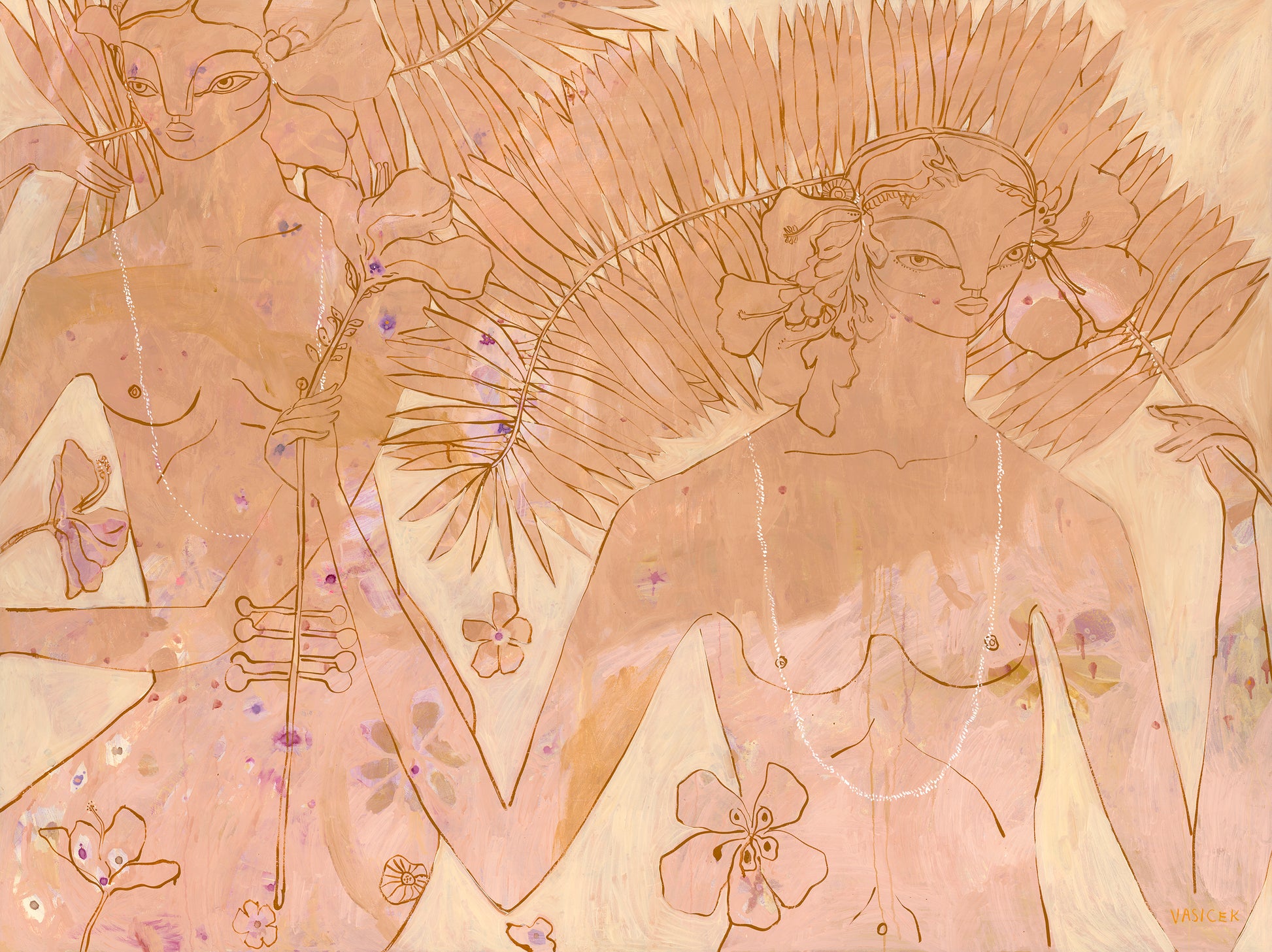 'Two Palms' Limited Edition Print