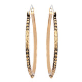 Raja Hoops - Brass- Gold and Silver Plating