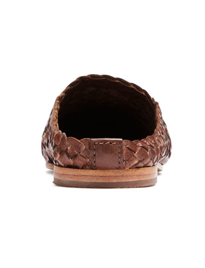 St Agni Agnes Woven Flat - Antique Tan