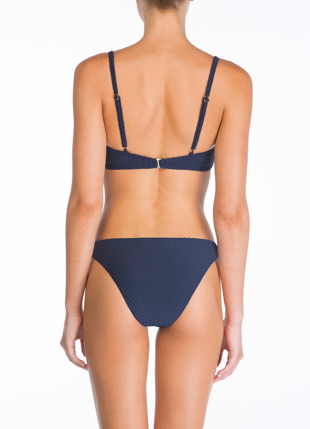 Peony Swimwear Underwire Crop - Blackberry