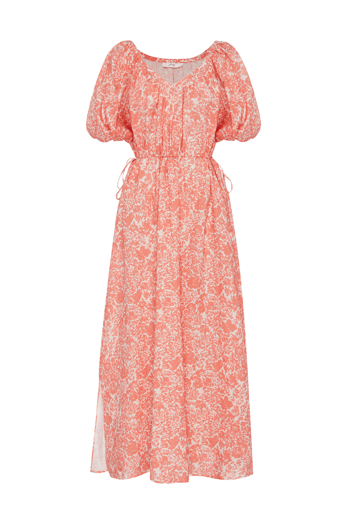Carnation Drawstring Midi Dress