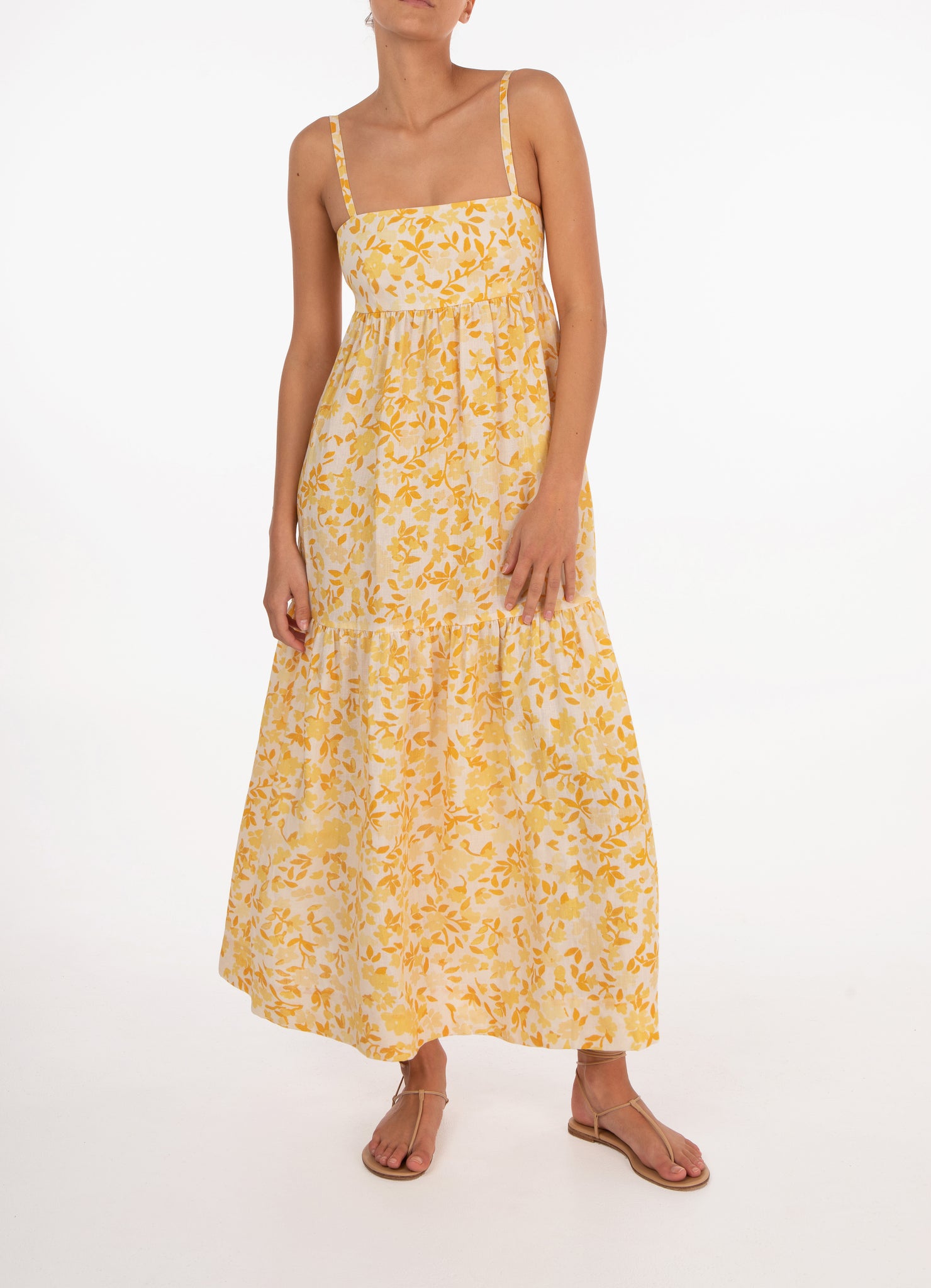 Daffodil Tiered Maxi Dress