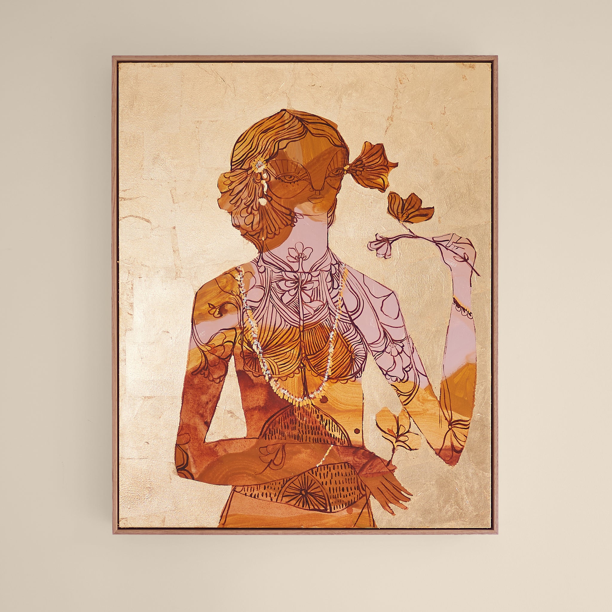 Gold Muse 4 Original Artwork
