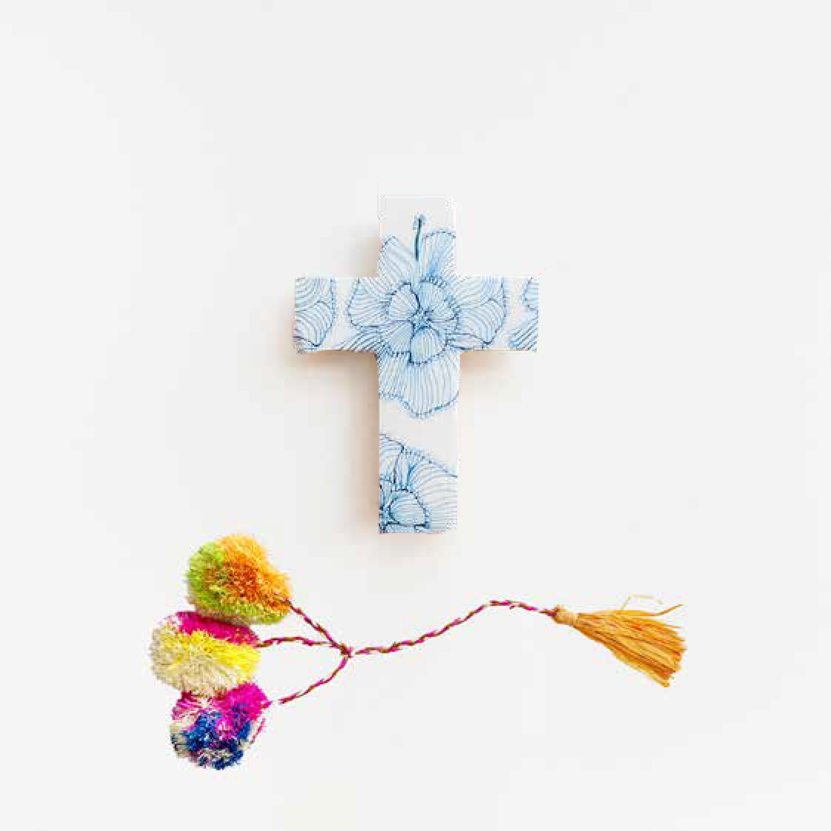 Nightflower Mini Cross (Blue)