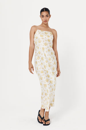 Naomi Midi Slip Dress - Blossom