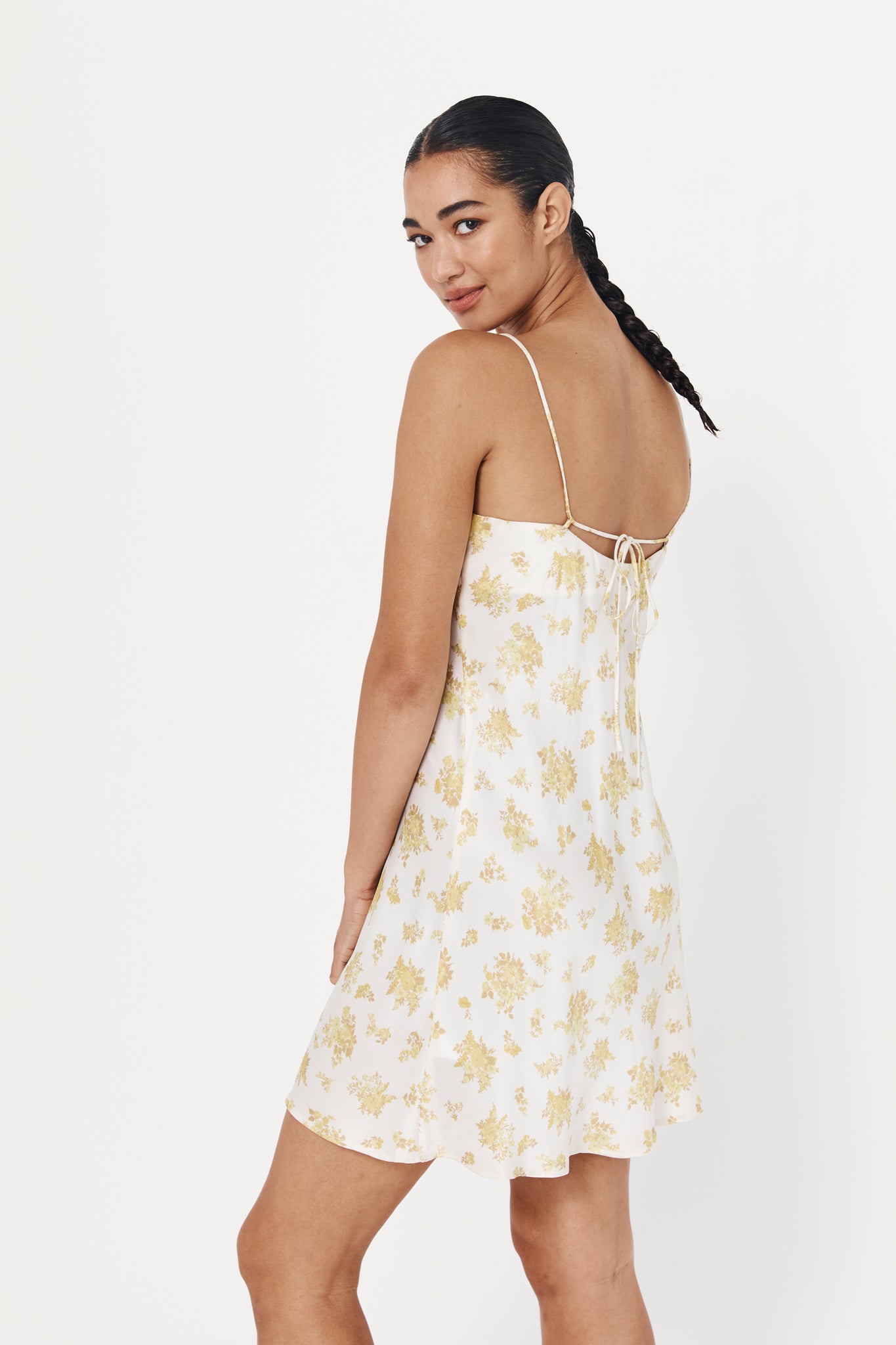 Naomi Mini Slip Dress - Blossom