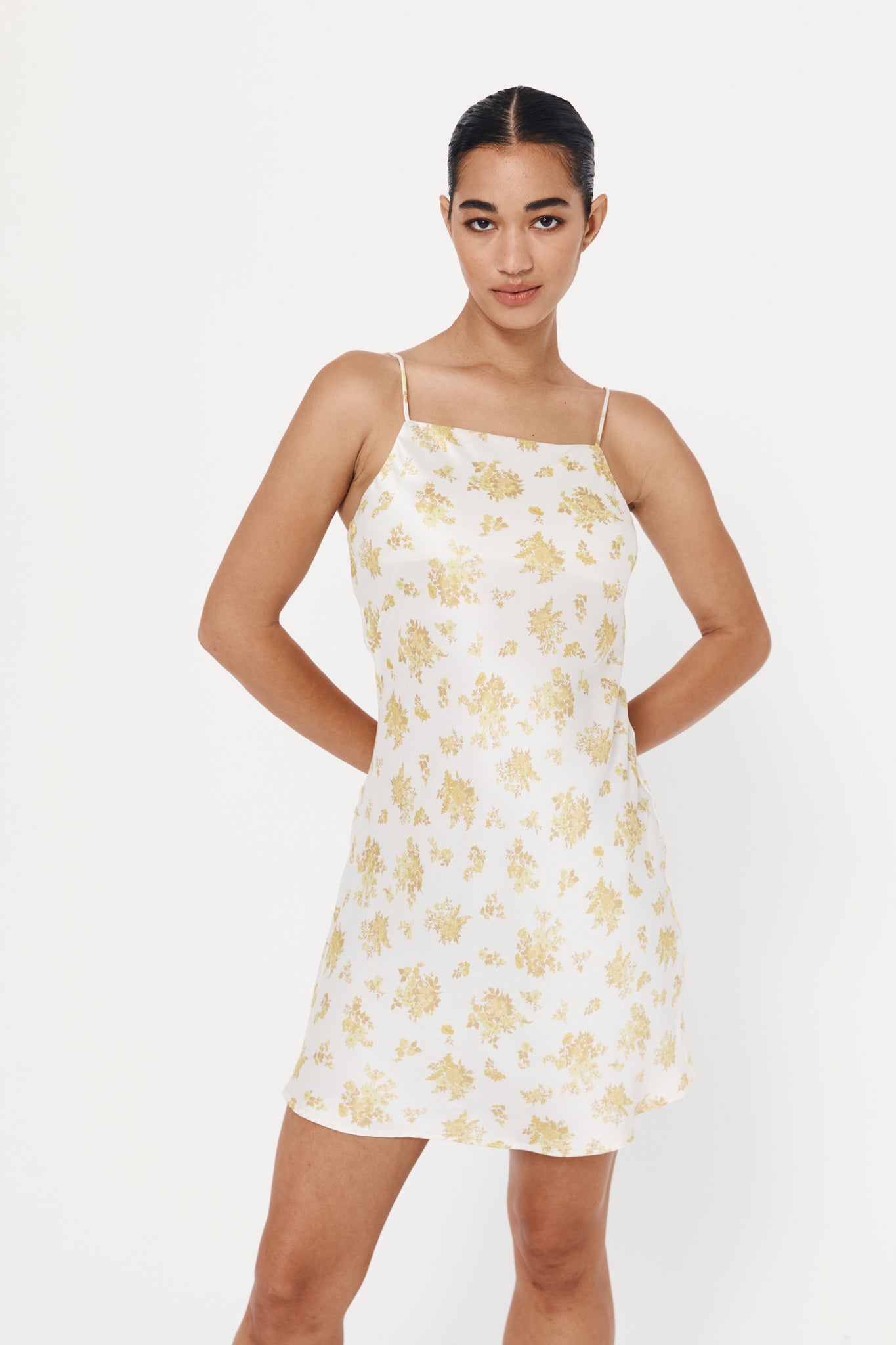 Naomi Mini Slip Dress - Blossom