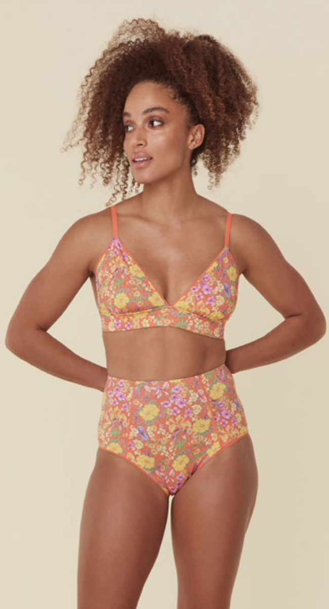 Last Drinks High Waisted Bloomers – Sunset Floral