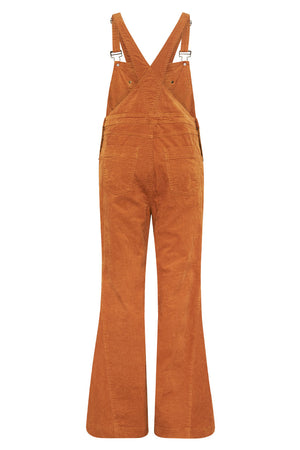 Age of Aquarius Cord Overalls - Tan